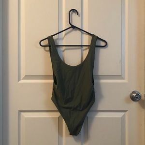 American eagle swim suit green one piece